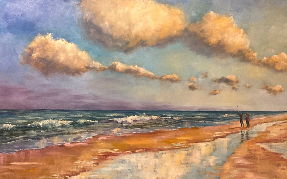 beach painting