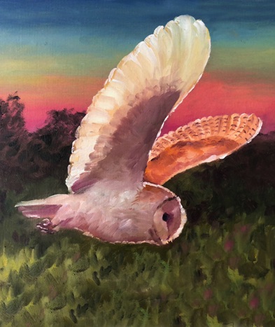 owl painting